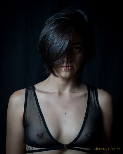 Boudoir portrait